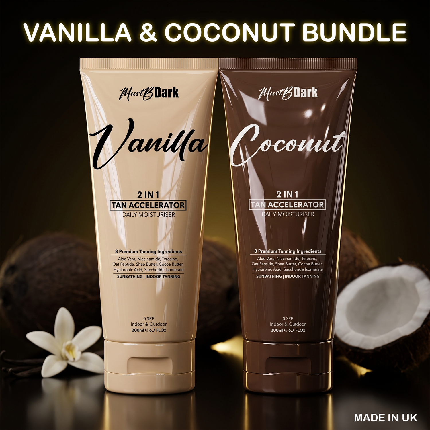 Luxury Vanilla & Coconut Tanning Bundle