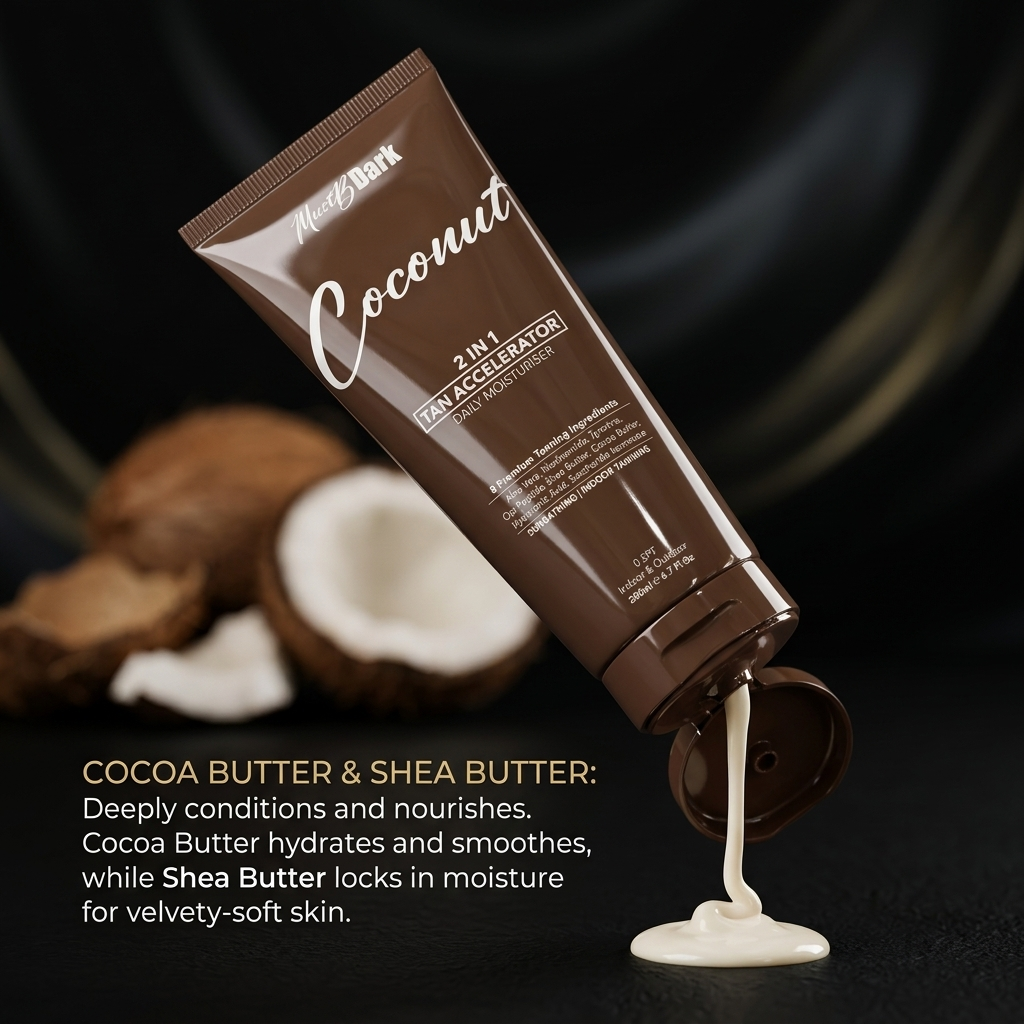 MustBDark Coconut Tan Accelerator & Moisturizer 200ml