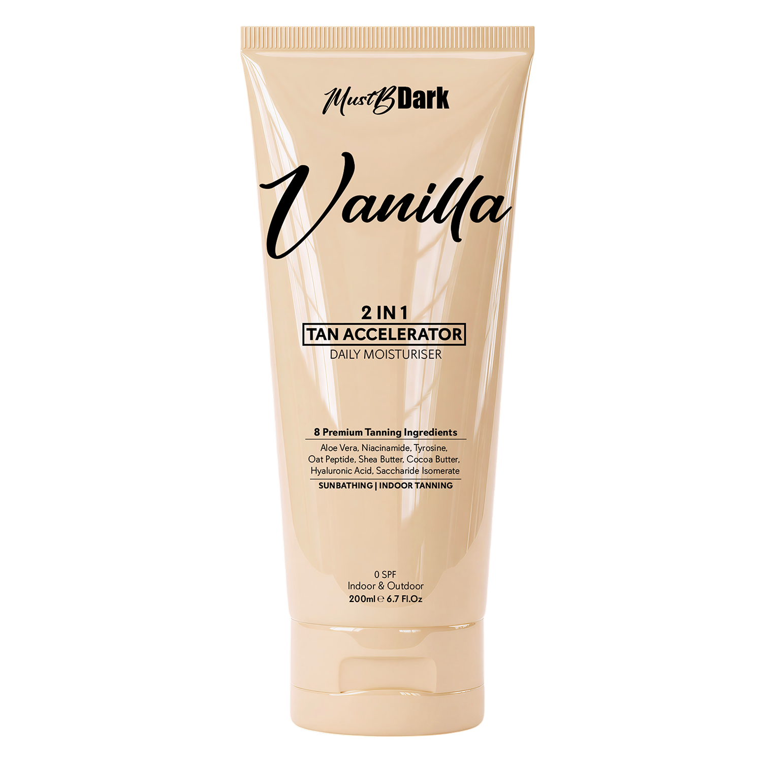 MustBDark Vanilla Tan Accelerator & Moisturizer 200ml